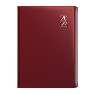 Weekly Diary 2022 Oskar Balacron A5 - Burgundy