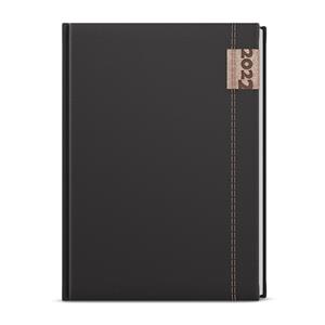 Weekly Diary 2022 Oskar Denim A5 - Black