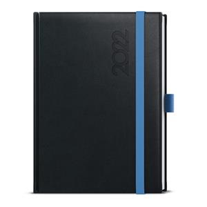 Weekly Diary 2022 Oskar Reno A5 - Black