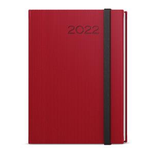 Weekly Diary 2022 Oskar Vigo A5 - Red