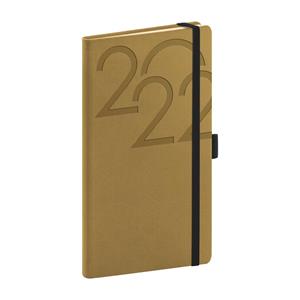 Weekly Diary 2022 Pocket Ajax - gold