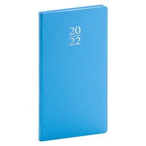 Weekly Diary 2022 Pocket Capys - light blue
