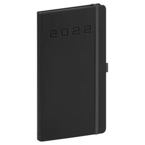 Weekly Diary 2022 Pocket Nox - black/black