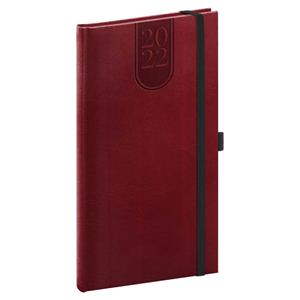 Weekly Diary 2022 Pocket Oxford - burgundy