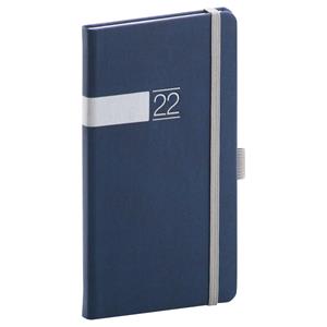 Weekly Diary 2022 Pocket Twill - blue/silver