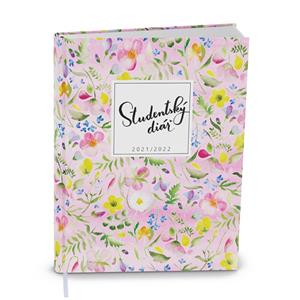 Weekly Diary 2022 Student - V8 Lamino kapesní - Flowers