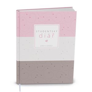 Weekly Diary 2022 Student - V8 Lamino kapesní - Hearts
