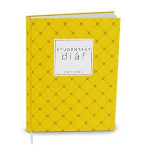 Weekly Diary 2022 Student - V8 Lamino kapesní - Yellow