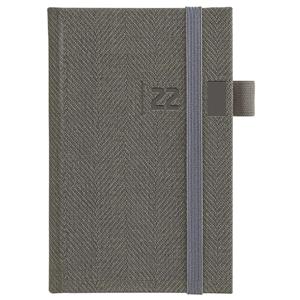 Weekly diary 2022 Tweed pocket - grey