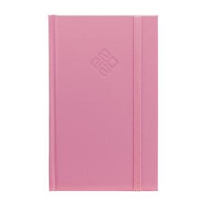 Weekly diary 2022 Velvet pocket - pink