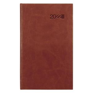 Weekly diary 2022 Viva pocket - brown