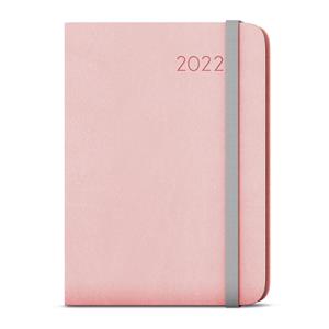 Weekly Diary 2022 Zoro Flexi with notes A5 - Pastel pink