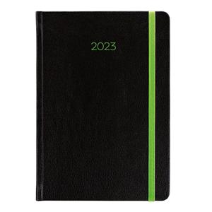Weekly diary 2023 Neon A5 - green