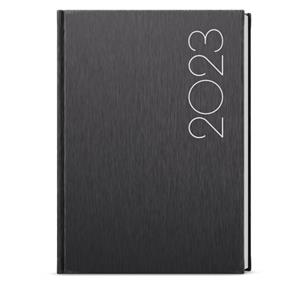 Weekly Diary 2023 Oskar ForMen A5 - Black