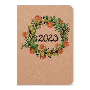 Weekly Diary 2023 Oskar Kraft A5 - Wreath