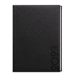 Weekly Diary 2023 Oskar Tora A5 - Black