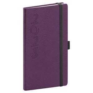Weekly Diary 2023 Pocket Memory - violet