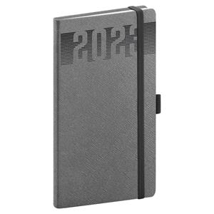 Weekly Diary 2023 Pocket Silhouette - silver