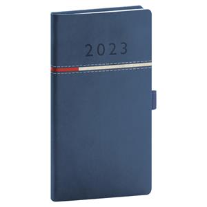 Weekly Diary 2023 Pocket Tomy - blue/red