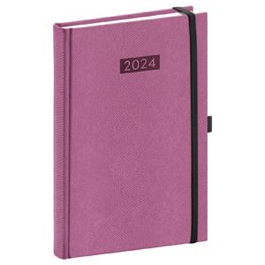 Weekly Diary 2024 A5 Diario - pink