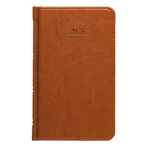 Weekly diary 2024 Kastor pocket - brown