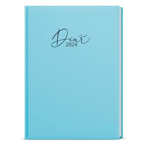Weekly Diary 2024 Oskar Pastel A5 - Blue