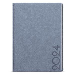 Weekly Diary 2024 Oskar Tora A5 - Blue-gray