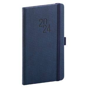 Weekly Diary 2024 Pocket Diamante - blue