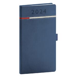 Weekly Diary 2024 Pocket Tomy - blue/red