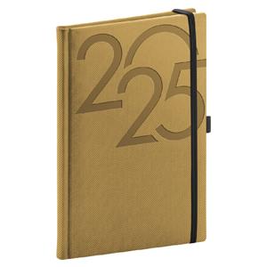 Weekly diary 2025 A5 Ajax - gold