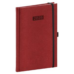 Weekly diary 2025 A5 Diario - burgundy