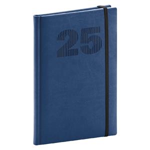 Weekly Diary 2025 A5 Vivella Top - Blue
