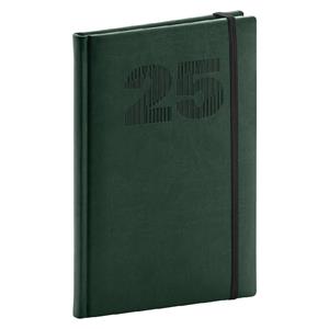 Weekly Diary 2025 A5 Vivella Top - Green