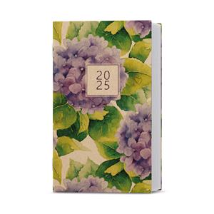Weekly Diary 2025 Alois Kraft pocket - hydrangea