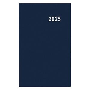Weekly Diary 2025 Gustav PVC pocket - blue