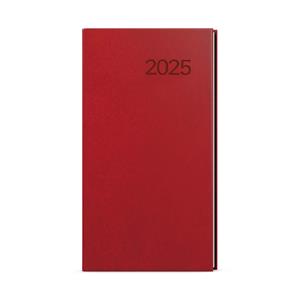 Weekly Diary 2025 Jakub Vivella pocket - burgundy