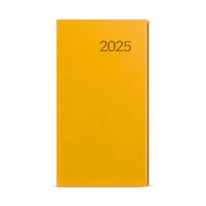 Weekly Diary 2025 Jakub Vivella pocket - ochre