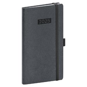 Weekly Diary 2025 Pocket Diario - Black