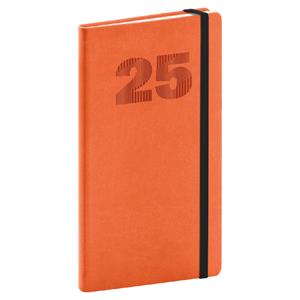 Weekly diary 2025 pocket Vivella Top - orange