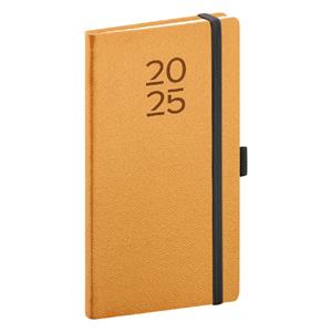 Weekly diary 2025 Vellum pocket - orange