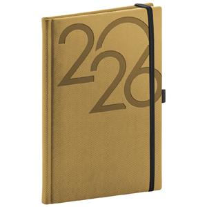 Weekly diary 2026 A5 Ajax - gold