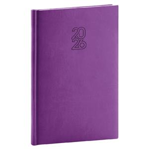 Weekly diary 2026 A5 Aprint - purple