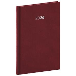Weekly diary 2026 A5 Balakon - burgundy