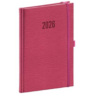 Weekly diary 2026 A5 Rivoli - pink