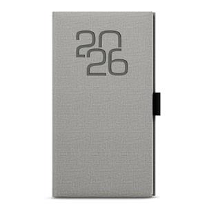 Weekly Diary 2026 Jakub Fabric pocket - gray