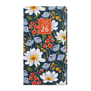 Weekly Diary 2026 Jakub Lamino pocket - Flowers