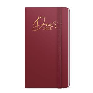 Weekly diary 2026 Jakub Luxi pocket - burgundy