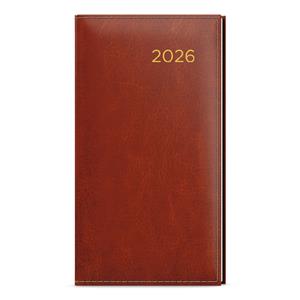 Weekly Diary 2026 Jakub Premier pocket - brown