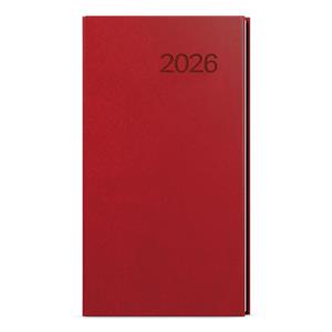 Weekly Diary 2026 Jakub Vivella pocket - burgundy