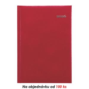 Weekly diary 2026 Kronos A5 with notes - red